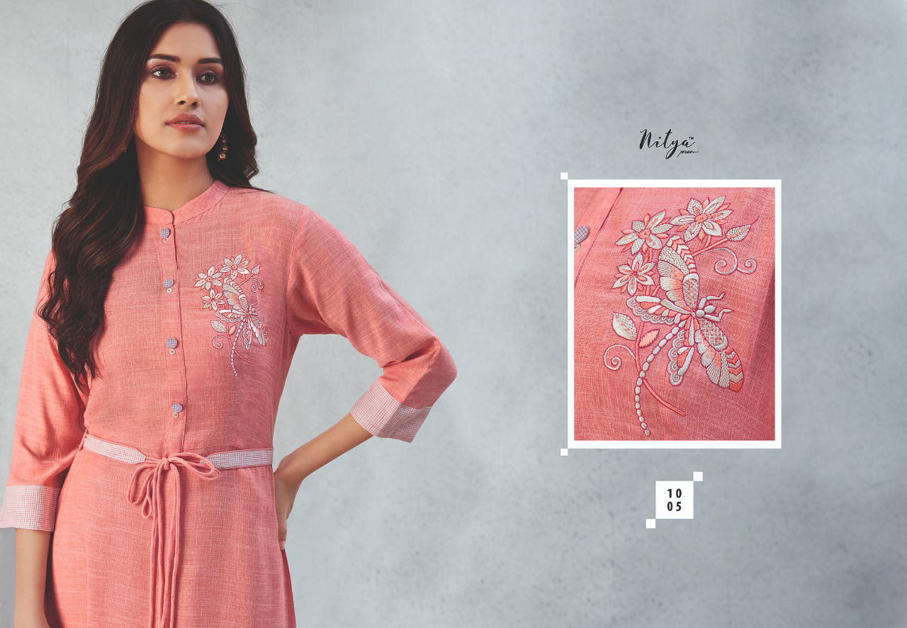 Prisha By LT Nitya Catchy Look Rayon Party Wear Kurti Catalog